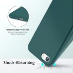 iPhone SE 2020 Yippee Color Silicon Soft Case by ESR - Pine Green - also for iPhone 8 & iPhone 7 - Image 3