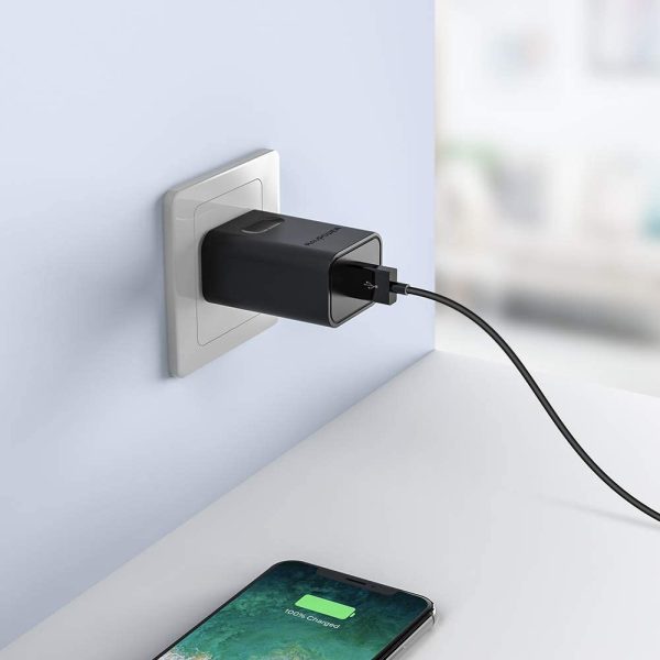 24W Quick Charge 3.0 Wall Charger 2-Pack by RAVPower Fast USB Charger Adapter  - Black - RP-PC007 - Image 9