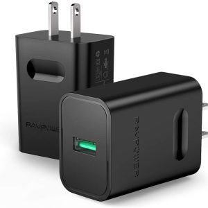 24w wall charger 2 pack fast quick charger 3.0 chargers