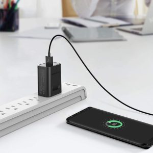 24W Quick Charge 3.0 Wall Charger 2-Pack by RAVPower Fast USB Charger Adapter  - Black - RP-PC007 - Image 6