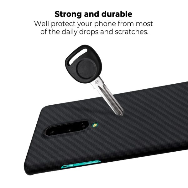 5m OnePlus 8 Aramid MagEZ Case by PITAKA - Black / Grey Twill - Image 5