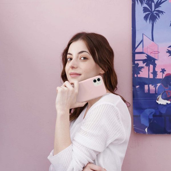 iPhone 11 Liquid Silicon Case by X Fitted - Pink Sand - Image 2