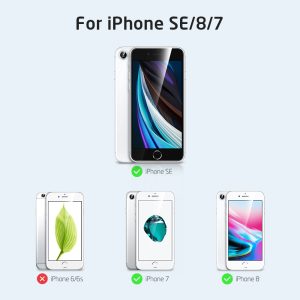 iPhone SE 2020 Yippee Color Silicon Soft Case by ESR - Black - also for iPhone 8 & iPhone 7 - Image 5