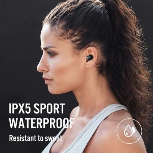 Haylou GT1 Pro True Wireless Earbuds BT 5.0 with IPX5 & Total 24H Playtime - Black - Image 6
