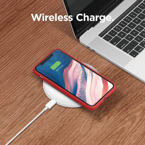 812Ovcg3KbL._AC_SL1240_ iPhone 11 Liquid Silicon Case by X Fitted - Red - Image 5