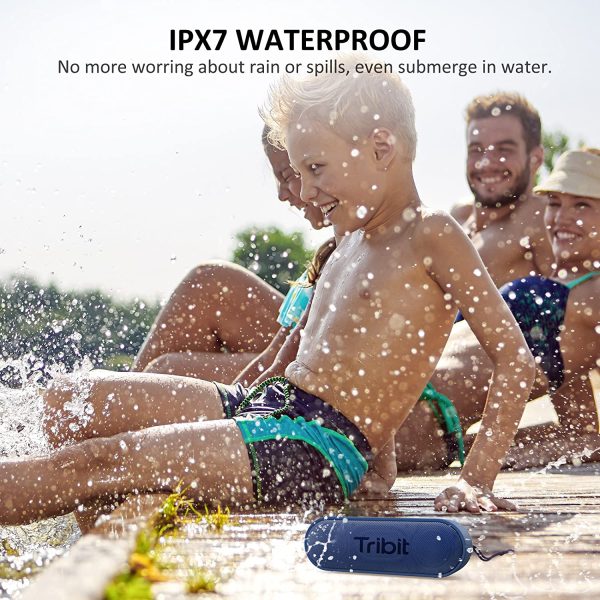 Tribit XSound Go Bluetooth Speaker with Rich Bass, Waterproof, 24H Playtime - Blue - Image 7