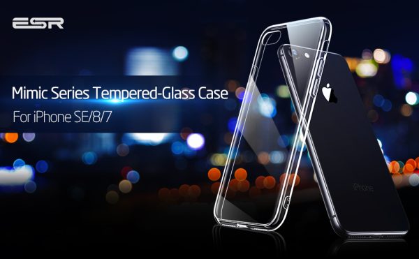 iPhone SE 2020 Ice Shield Glass Case by ESR - Clear - also for iPhone 8 & iPhone 7 - Image 13