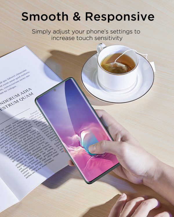 KF04 Galaxy S20 Ultra Liquid Skin Full Coverage Screen Protector by ESR - 3 PACK - Image 5