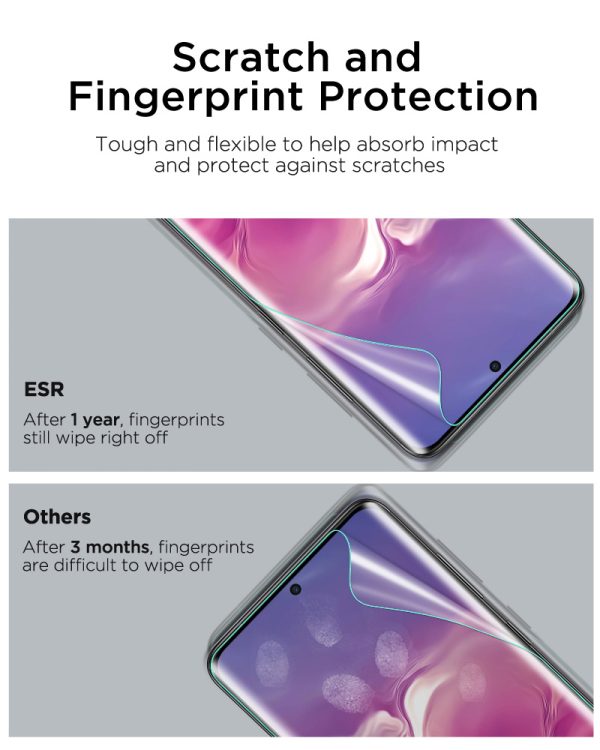 KF07 Galaxy S20 Ultra Liquid Skin Full Coverage Screen Protector by ESR - 3 PACK - Image 8