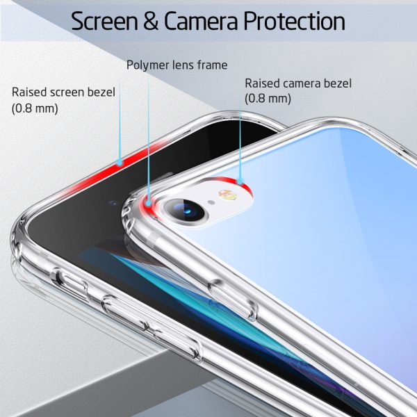iPhone SE 2020 Ice Shield Glass Case by ESR - Blue / Purple Crystal - also for iPhone 8 & iPhone 7 - Image 7