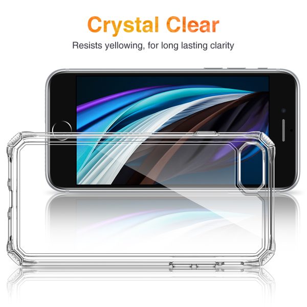 iPhone SE 2020 Air Armor Tough Case - Crystal Clear - also for iPhone 8 & iPhone 7 - Image 5