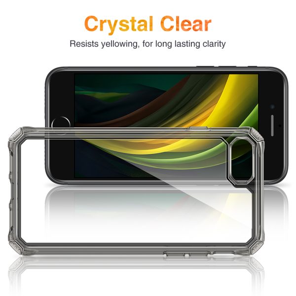iPhone SE 2020 Air Armor Tough Case - Clear Black - also for iPhone 8 & iPhone 7 - Image 10