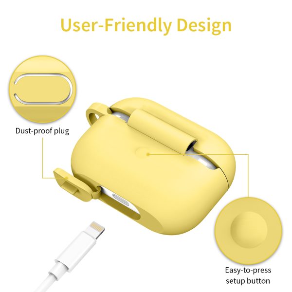 Bounce Series Silicon Protective Case for Airpods Pro by ESR - Yellow - Image 5