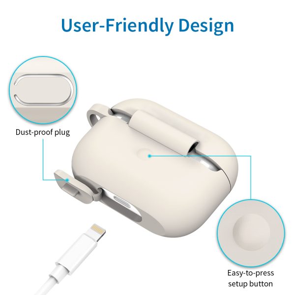 Bounce Series Silicon Protective Case for Airpods Pro by ESR - Gray - Image 4