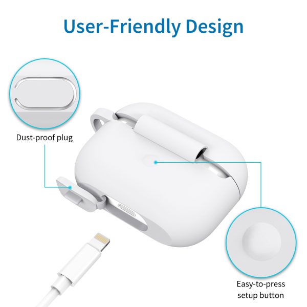 Bounce Series Silicon Protective Case for Airpods Pro by ESR - White - Image 5