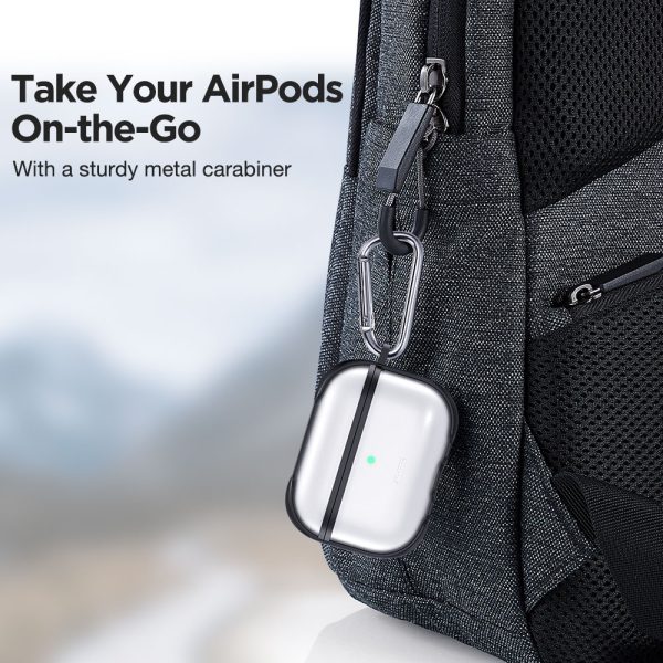 Hybrid TPU & PE Frame Protective Case for Airpods Pro by ESR - Black - Image 4