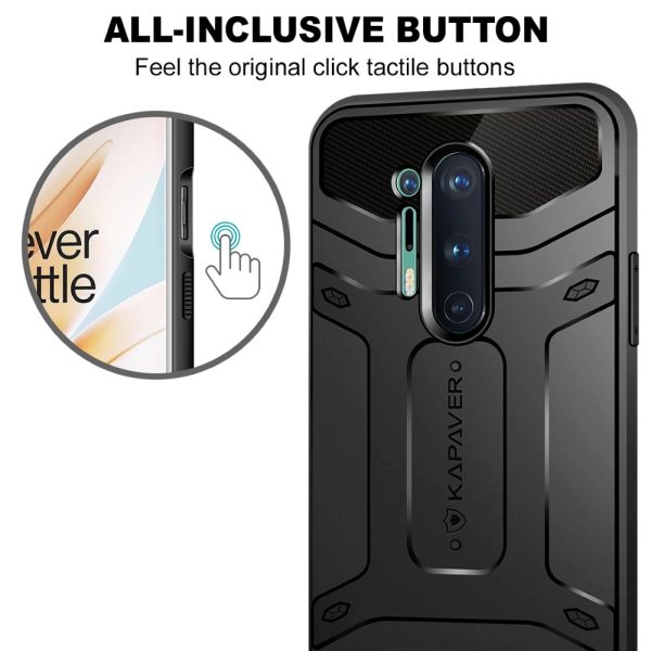 OnePlus 8 Pro Rugged Case by KAPAVER - Black - Image 6
