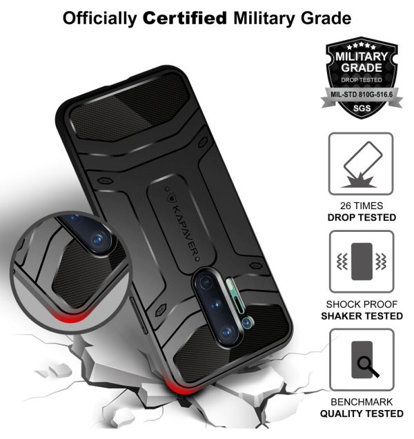 OnePlus 8 Pro Rugged Case by KAPAVER - Black - Image 7