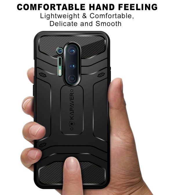OnePlus 8 Pro Rugged Case by KAPAVER - Black - Image 8