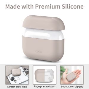 Breeze Plus Silicon Protective Case for Airpods Pro by ESR - Gray - Image 4