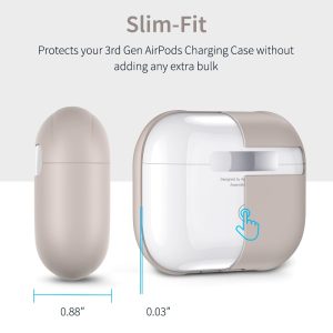 Breeze Plus Silicon Protective Case for Airpods Pro by ESR - Gray - Image 3