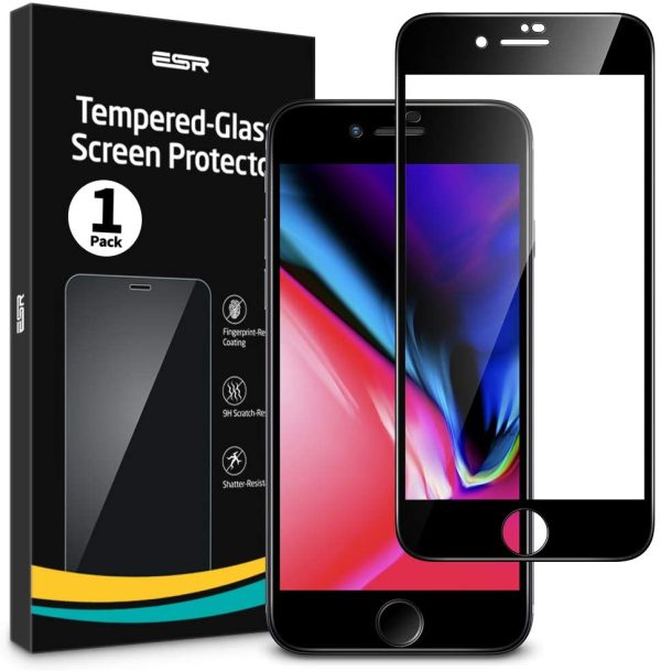 esr-glass-iphone-se-2020 iPhone SE 2020 Screen Shield 3D Screen Protector also for iPhone 8 & iPhone 7 - Image 1