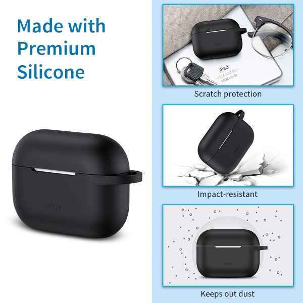 Bounce Series Silicon Protective Case for Airpods Pro by ESR - Black - Image 2