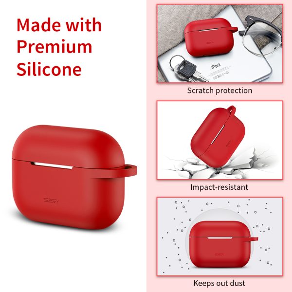 Bounce Series Silicon Protective Case for Airpods Pro by ESR - Red - Image 2