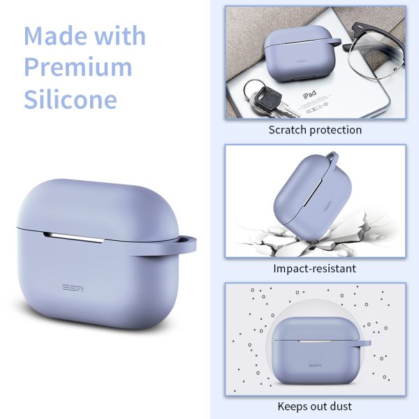 kf1 Bounce Series Silicon Protective Case for Airpods Pro by ESR - Lavendar - Image 2