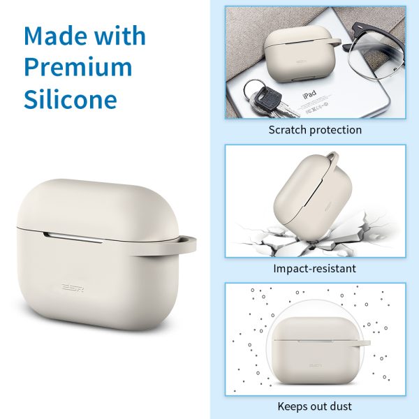 Bounce Series Silicon Protective Case for Airpods Pro by ESR - Gray - Image 6