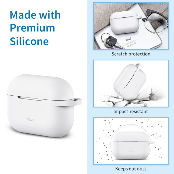 Bounce Series Silicon Protective Case for Airpods Pro by ESR - White - Image 2
