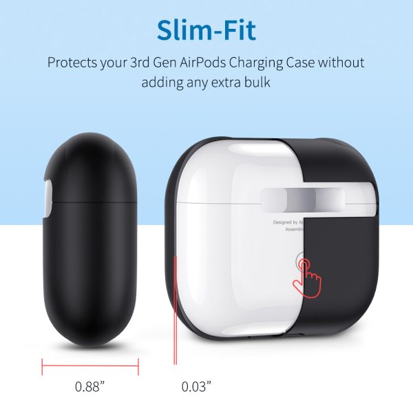 Breeze Plus Silicon Protective Case for Airpods Pro by ESR - Black - Image 7