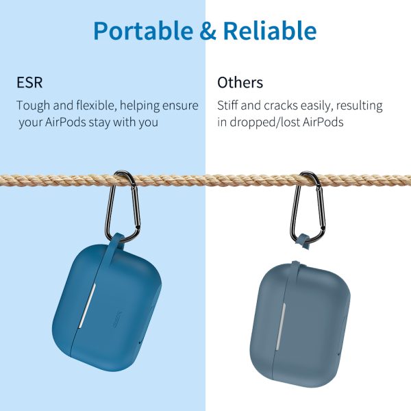 Bounce Series Silicon Protective Case for Airpods Pro by ESR - Blue - Image 3