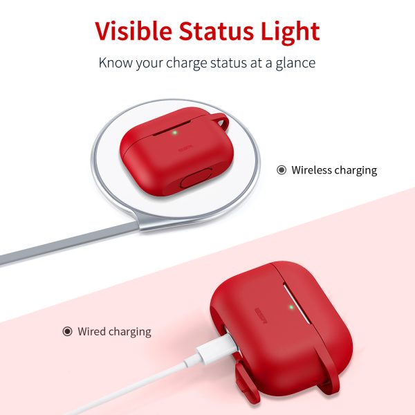Bounce Series Silicon Protective Case for Airpods Pro by ESR - Red - Image 4
