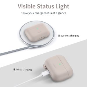 Breeze Plus Silicon Protective Case for Airpods Pro by ESR - Gray - Image 9