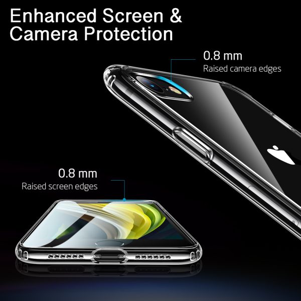 iPhone SE 2020 Ice Shield Glass Case by ESR - Clear - also for iPhone 8 & iPhone 7 - Image 3