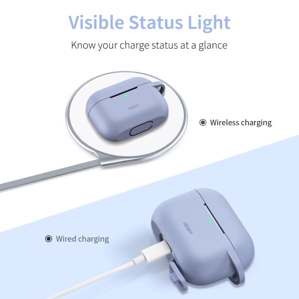 kf4 Bounce Series Silicon Protective Case for Airpods Pro by ESR - Lavendar - Image 4
