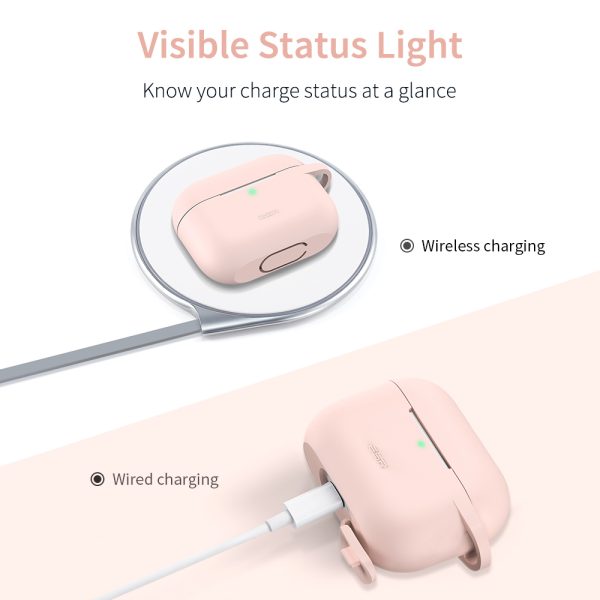 kf4 Bounce Series Silicon Protective Case for Airpods Pro by ESR - Pink - Image 4