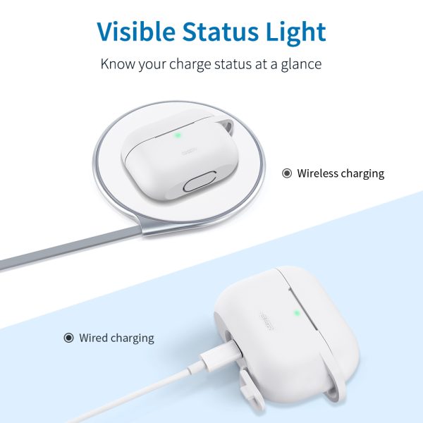 Bounce Series Silicon Protective Case for Airpods Pro by ESR - White - Image 4