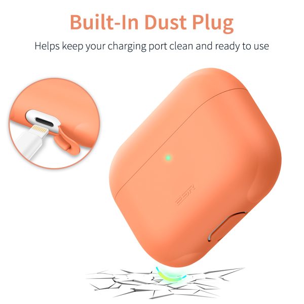 Breeze Plus Silicon Protective Case for Airpods Pro by ESR - Papaya - Image 7