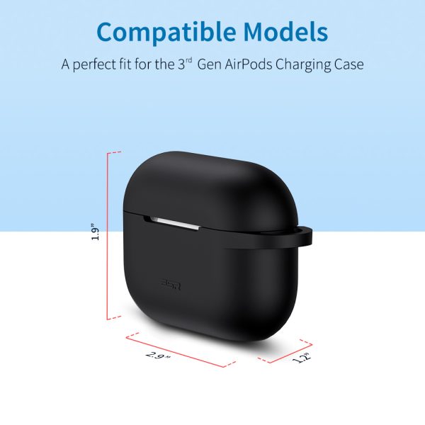 Bounce Series Silicon Protective Case for Airpods Pro by ESR - Black - Image 6