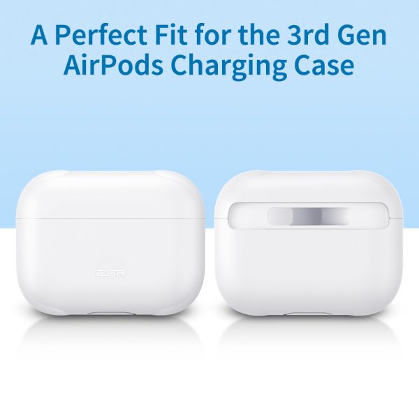 kf6 Breeze Plus Silicon Protective Case for Airpods Pro by ESR - White - Image 6