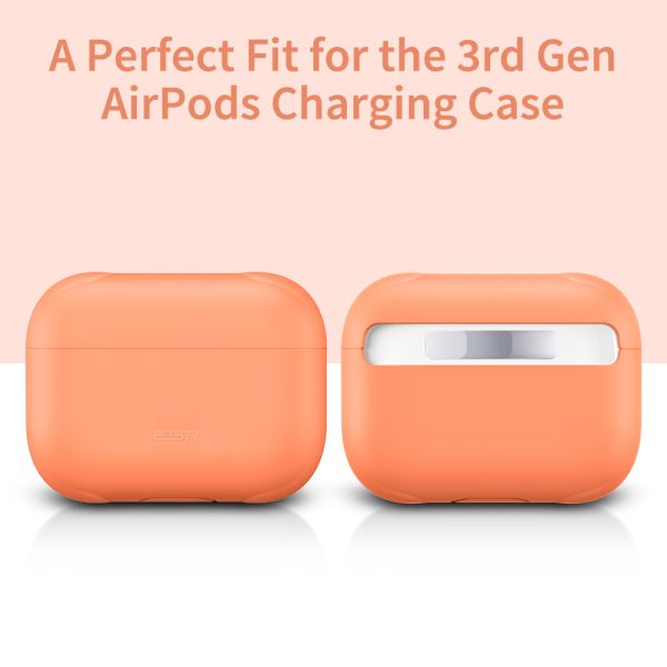 Breeze Plus Silicon Protective Case for Airpods Pro by ESR - Papaya - Image 8