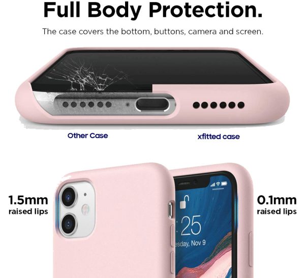iPhone 11 Liquid Silicon Case by X Fitted - Pink Sand - Image 7