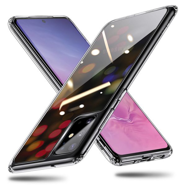 s20-plus-mimic-series-glass-case-1 Galaxy S20 Plus Echo Series Tempered Glass Case by ESR - Clear - Image 1