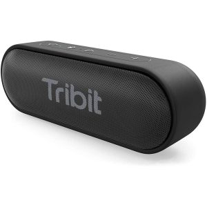 Tribit XSound Go Bluetooth Speaker with Rich Bass, Waterproof, 24H Playtime - Black