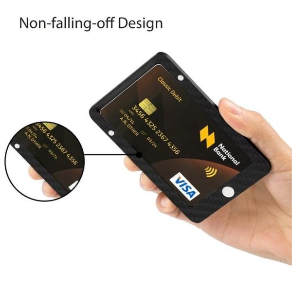 MagEZ Magnetic Wallet made with Aramid Fiber by PITAKA  - Standard 6 Cards Holder - Image 6