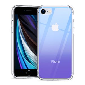 ice shield glass case by esr blue purple crystal case