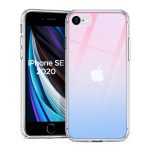 iPhone SE 2020 Ice Shield Glass Case by ESR - Red / Blue Crystal - also for iPhone 8 & iPhone 7