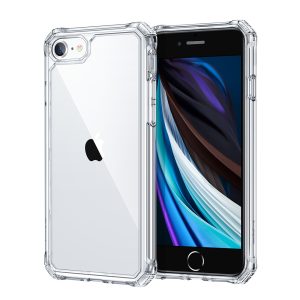 iPhone SE 2020 Air Armor Tough Case - Crystal Clear - also for iPhone 8 & iPhone 7